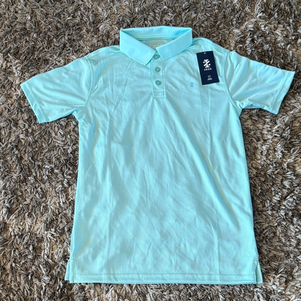 Izod Kids Aqua Performance Stretch Golf Shirt